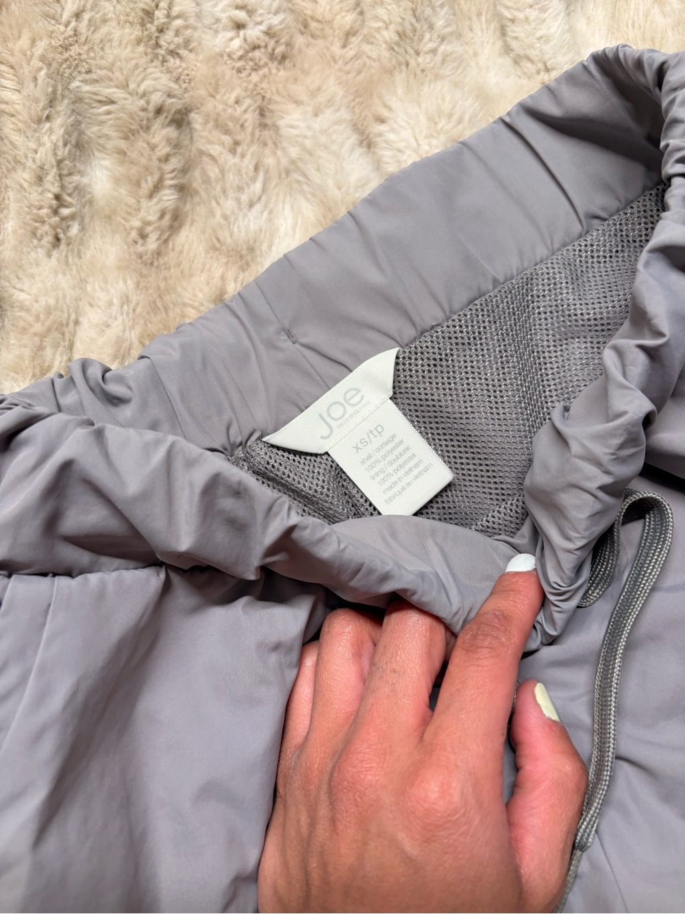 Joe Fresh Light Gray Drawstring Jacket - Picture 3 of 3